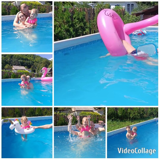 Family Fun at the Swimming Pool