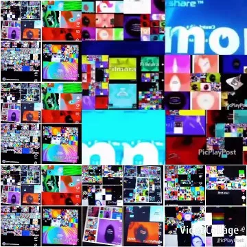 Colorful Logos and Patterns Display