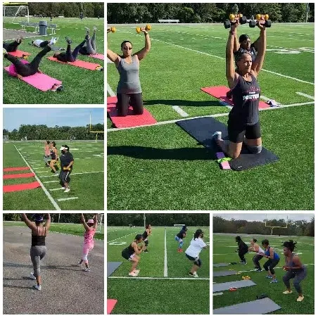 Individuals Exercising Outdoors