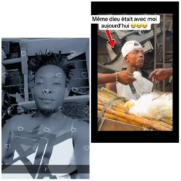 Black and White Portrait and Color Image