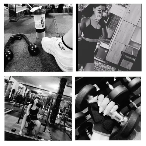 Black and White Gym Moments