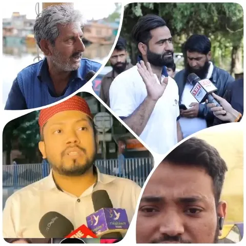 Four Speakers at a Microphone