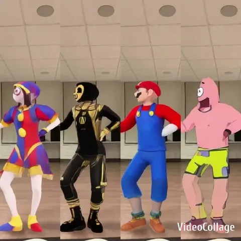 Animated Characters in Colorful Costumes