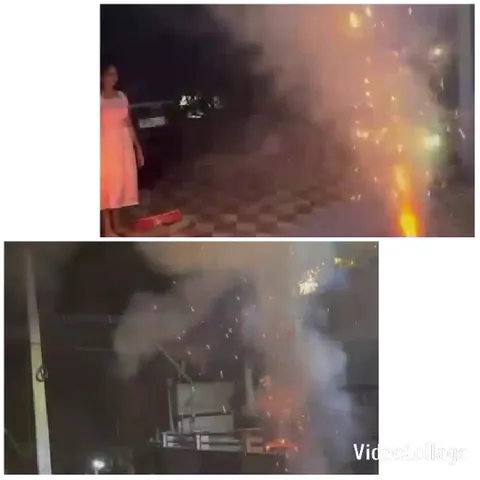 Fireworks Display at Night