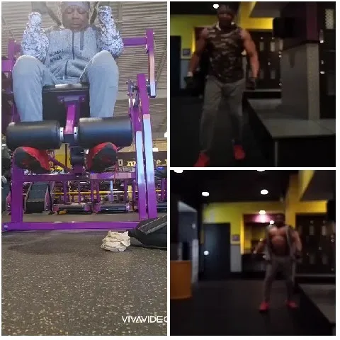 Person Working Out in Gym
