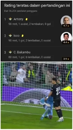 Soccer Players and Match Scene