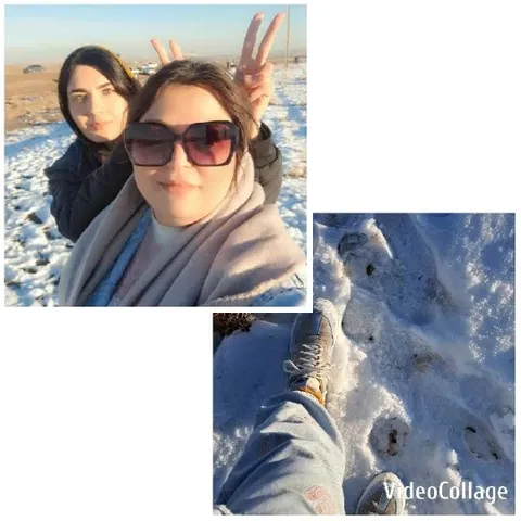 Selfie in the Snowy Outdoors