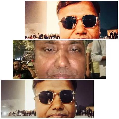 Man with Sunglasses in Public