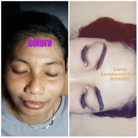 Before and After Makeup Comparison