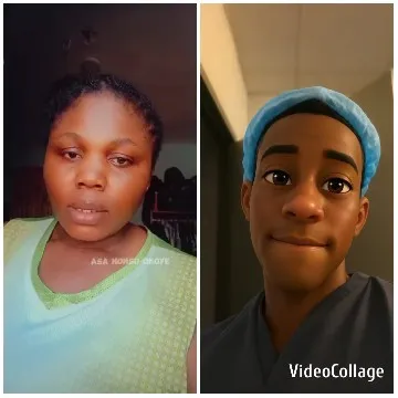 Split-Screen Character and Person