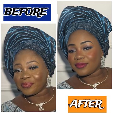 Makeup Transformation Before and After