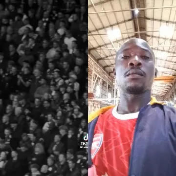 Crowd at Event and Individual Inside