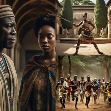 Traditional Attire in Various Settings