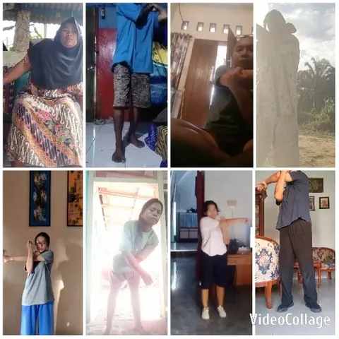 Stretching Poses Indoors and Outdoors