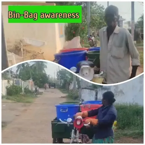 Collecting Waste in Residential Area