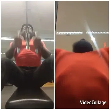 Person Working Out at the Gym