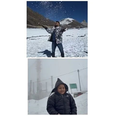 Snow Play in Winter Landscapes
