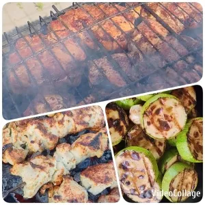 Grilling Meat and Vegetables Together