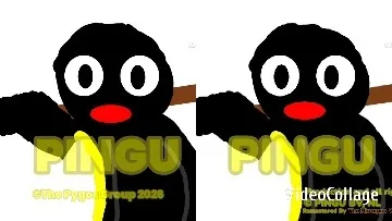 Playful Cartoon Penguins on White