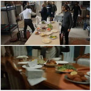 People Arguing Over a Dinner Table