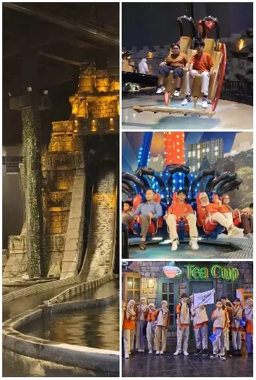 Amusement Park Attractions And Rides