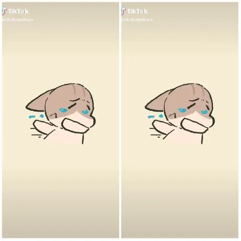 Crying Cartoon Character