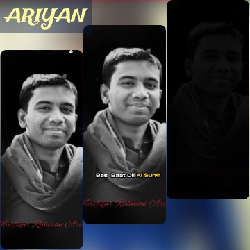 Grayscale Photo with Text Overlay
