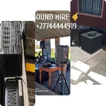 Sound Equipment Setups in Various Locations