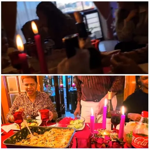 Candlelit Gathering and Family Dinner