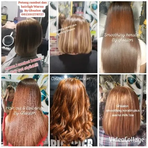 Various Hairstyles at Hair Salon