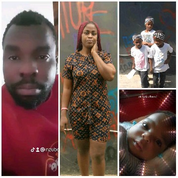 Man, Woman, Children, and Baby