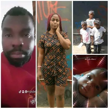 Man, Woman, Children, and Baby