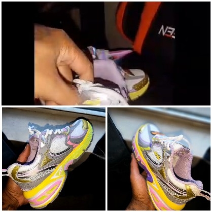 Colorful Sneaker in Different Views