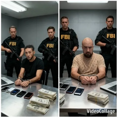 Men Seated at Table with Cash