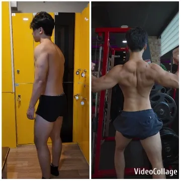 Person Posing in Gym Setting
