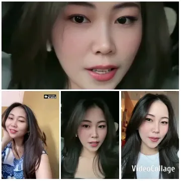 Woman Posing in Different Settings