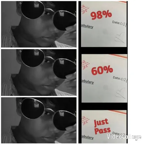 Sunglasses with Test Score Display