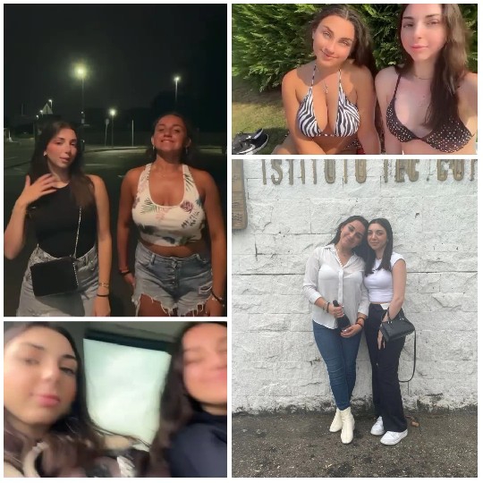 Young Women in Various Casual Settings