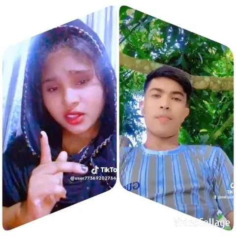 Split-Screen of Two Singers