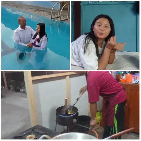 Baptismal Activity in the Pool