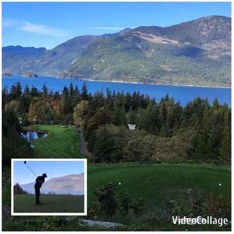 Scenic Golf Course with Mountains