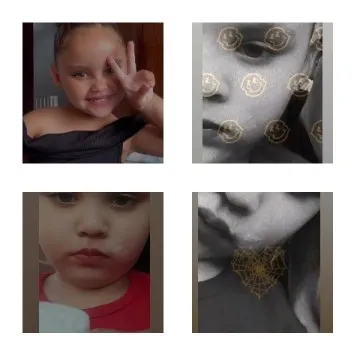 Close-Ups of a Smiling Child
