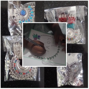 Jewelry and Drawing with 'LOVE'