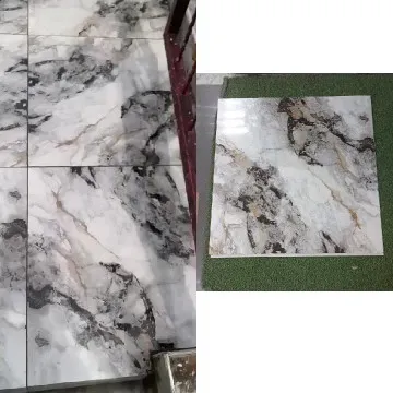 Tiles with Marble Appearance Displayed