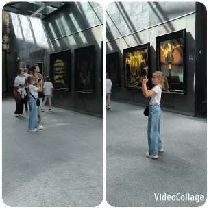 Visitors Engaging with Artworks