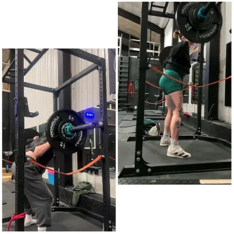 Squat Exercise in the Gym