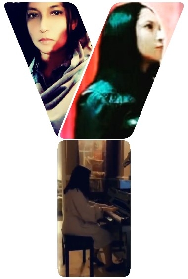 Portraits and Piano Player
