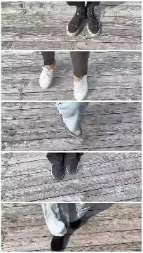 Fashionable Shoes on Display