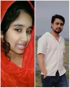 Man and Woman Posing Outdoors