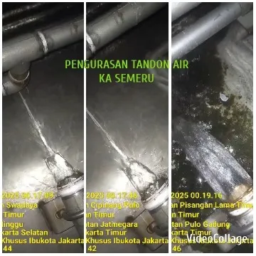 Water Flowing From Industrial Pipe